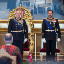 7. oktober: Kronprins Haakon er til stede når Kongen foretar den høytidelige åpningen av det 162. Storting. Foto: Vidar Ruud, NTB scanpix